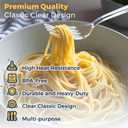 360 Count Extra Heavy Duty Plastic Silverware Set Heat Resistant & BPA Free Disposable Silverware Cutlery 150 Forks, 150 Spoons, 60 Knives Clear Premium Plastic Utensils for Parties & Events