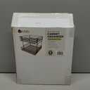 Pull Out Cabinet Organizer for Spices, Cans - Heavy Duty - Pull Out Spice Rack- Cabinet Pull Out Shelf for Cans,Dishes, Etc, 20-3/8"Wx 10-1/2"D x 2-3/4 H, Black