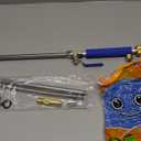 39" High Pressure Power Washer Wand for Garden Hose, Flexible Jet Nozzle Sprayer with 3 Spray Tips, Gutter Cleaner & Car Wash Hose Attachment (Blue)