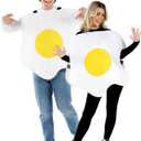 fun shack Egg Costume Adult, Fried Egg Costume Adult, Egg Halloween Costume Adult, Breakfast Costume Adult