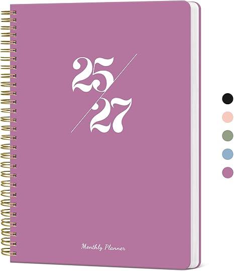 Monthly Planner 2025-2027, 2 Year Months Planner Calendar 2025-2027, July 2025 - June 2027, 7" x 10", 25-27 Monthly Calendar Planner, 24 Months, Perfect for School Office Home Planning