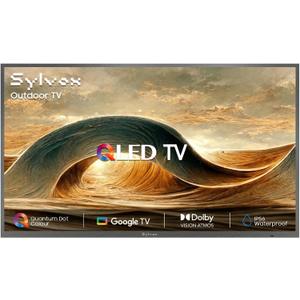 SYLVOX Outdoor QLED TV, 65 inch Weatherproof TV, Smart 4K QLED Television