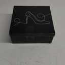 mysoft Women's Ankle Boots Chunky Stacked Heel Zipper Booties - Available in Wide Sizes (7, Buckle Black)