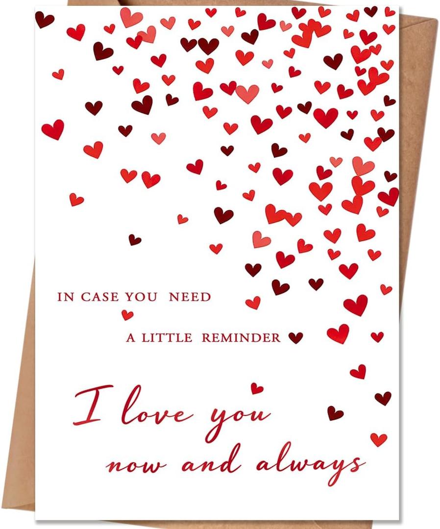 Valentines Day Gifts for Women Men, Valentine's Day Card for Him Her Husband Boyfriend Wife Girlfriend, Mens Valentines Day Gifts (QQ-170)