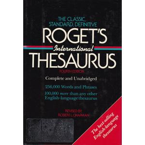 Roget's International Thesaurus (Harper Colophon Books)