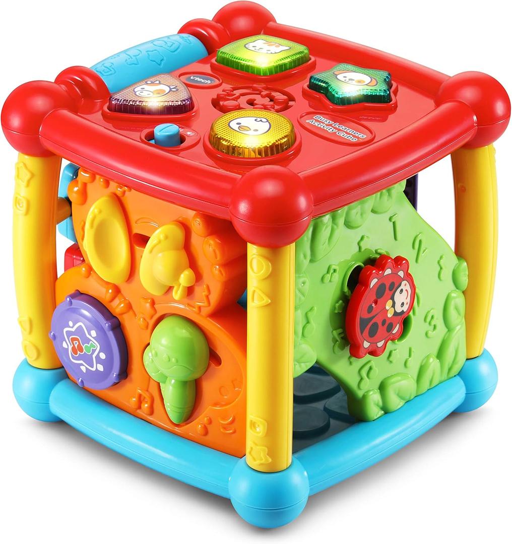 VTech Busy Learners Activity Cube (Frustration Free Packaging) (Red)