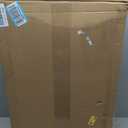 HotWay 26 Inch Checked Zipperless Luggage with Cup Holder, Silver