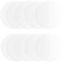 PINGEUI 10 Pieces 10 Inch Clear Acrylic Disks, 1/12Inch Thick Transparent Round Acrylic Disc, Thick Circle Acrylic Sheets for Sign, DIY Crafts, Painting Tray