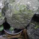 Mkono Small Fake Plants in Farmhouse Galvanized Metal Pots 3 Pack Potted Artificial Plant Eucalyptus for Laundry Room Bathroom Shelf Table Decor