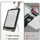 Lap Kindle Pillow Stand with Silicone Holder for Kindle Accessories and Phones (4.7"-8") & Adjustable iPad Stand for Desk with Snack Bowl for Tablets(8"-15.5")-Ideal for Hands-Free Reading (Grey)