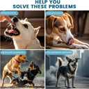 2 x Dog Muzzle, Soft and Adjustable Multi-Layer Filter Nose and Mouth Mask, Breathable Breathing Muzzles for Large, Medium and Small Sized Dogs (Gray, Large)