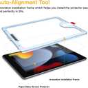 Paperfeel Glass Screen Protector Compatible with iPad 9th / 8th / 7th Generation 10.2 inch, EZ Kit, Auto-Alignment Tool