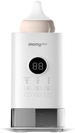MOMYEASY Bottle Warmer, Fast Baby Bottle Warmer for All Bottles, Milk Warmer with Accurate Display Timer, Temperature Control and Auto Shutoff, Bottle Warmers for Breastmilk & Formula
