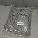 August Alley Men Full Tear Away Suit Set 2 Pcs Open Post Shoulder Shirt invalid Pants Recovery Pajama Fracture Care Bedridden(Gray,Large)