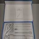 Quiet&Far High Frequency Facial Machine Skin Care Tool for Wrinkles Reducing Skin Tightening High Frequency Facial Wand with 4 Tubes