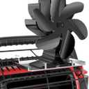 Signstek Wood Stove Fan,Heat Powered Heater Fan with Hook for Indoor Outdoor Propane Gas Heater,Gas Wood Burner Stove Fireplace Tent Camping Accessories