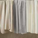 WDCOZY Grey Faux Rabbit Fur Throw Blanket, Gray Soft Fluffy Fuzzy Throw for Couch Sofa Bed Chair, Cozy Decorative Blanket, Thick and Warm, Winter Living Room Decor, Small 50x60 inches