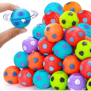 80PCS Fidget Spinner Soccer Balls Sports Birthday Party Favors Bulk for Kids 4-8 8-12 Valentine Goodie Treat Bag Stuffers Classroom Treasure Box Toys Carnival Prizes Pinata Fillers Mini Return Gifts