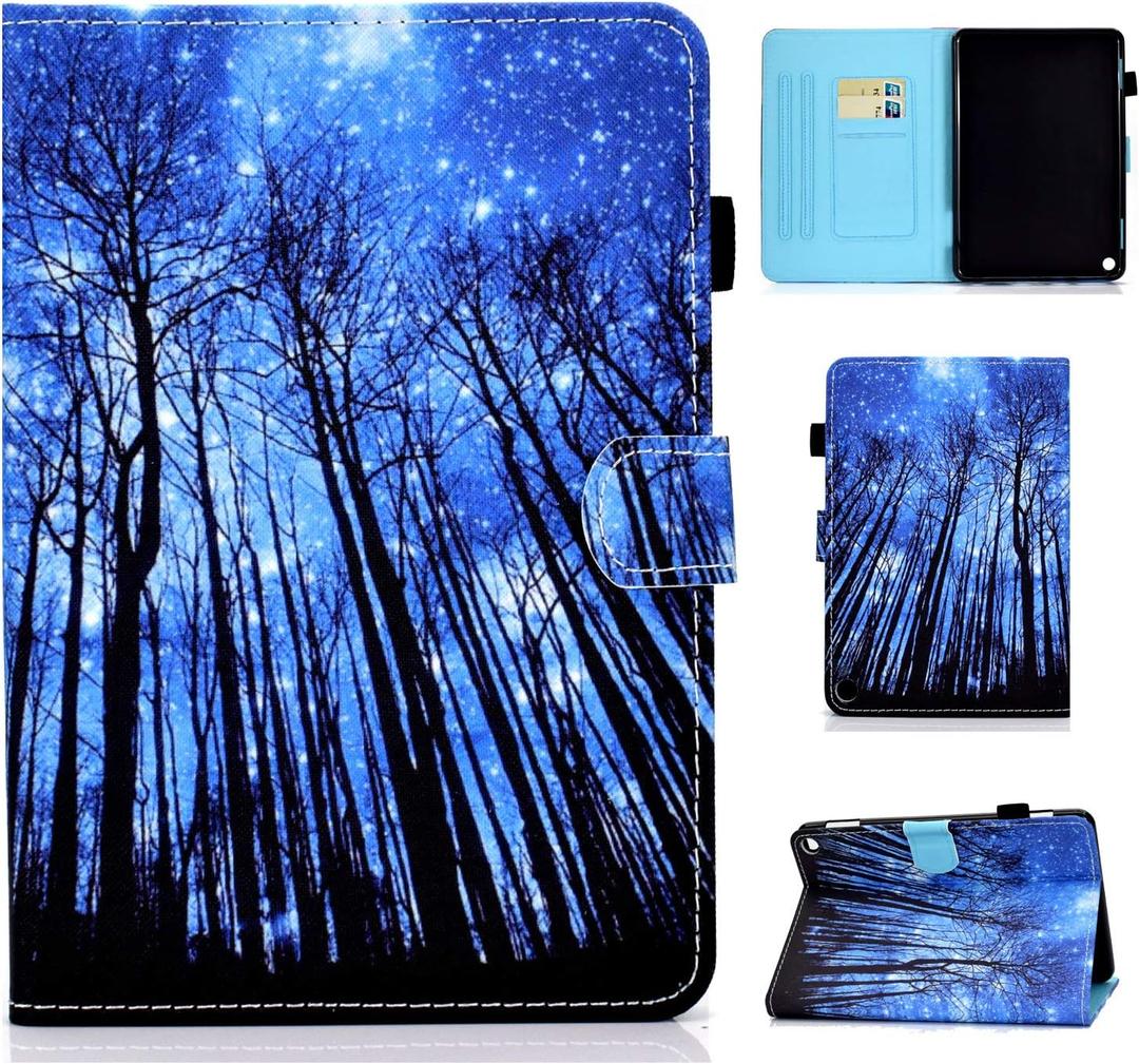 Case for Amazon Fire Max 11 Tablet (Only Compatible with 13th Generation Tablet, 2023 Release 11 Inch) Auto Sleep/Wake with Multi-Angle Viewing Protective Flip Folio Stand Cover (Starry Forest)