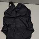 beautyin Girls Swimsuit One Piece Swimwear Athletic Competition Bathing Suit 7-16Y (15-16 Years, Black)