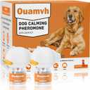 11 x Dog Calming Diffuser, 4 in 1 Puppy Pheromones Calming Diffuser, Relaxing Pheromone Plug in Kit for Dogs Relief Stress Anxiety Fighting Scratching Peeing Accidents, 2 Diffuser 2 Refill(48ml)