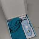 Baby Hair Clippers, Professional Quiet Hair Trimmer for Kids and Toddler, Waterproof & Rechargeable Cordless Hair Cutting Machine for Children, with LCD Display (Blue)