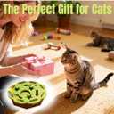 Cat Puzzle Toy with Star & Moon Design, 4 Rolling Balls, Interactive Maze Box for Indoor Cats, Cat Enrichment Toys, Cats Nail File Scratcher for Natural Claw Care