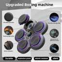 2025 Music Boxing Machine with Boxing Gloves, Smart Bluetooth Boxing Trainer, Boxing Wall Mount Machine for Adults Kids, Electronic Boxing Target Fitness for Home Office Gym