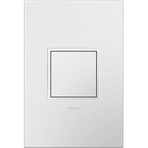 Legrand adorne 20Amp 1-Gang Pop-Out Outlet in Gloss White with Matching Wall Plate, 4-Pack, ARPTR201GW2WP-4PK