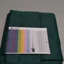 SimpleHome 100% Blackout Curtains for Bedroom,Thermal Insulated Grommet Window Drapes Room Darkening Dark Green Curtains for Living Room with Black Back,42 x 63 Inch,2 Panels