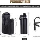 3X Stronger Magnetic Gym Bag - Water-Resistant Fitness Water Bottle Bag for Men and Women, Phone/Wallet Storage for Travel, Sport, Cycling, Workout, Christmas Gifts(Khaki)