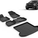 Floor Mats & Cargo Liner for 2025 2024 2023 Kia Sportage Hybrid All Weather Guard Car Mats Floor Liners Trunk Mat Cargo Mat Kia Sportage Hybrid Floor Mats Trunk Liner Accessories