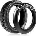 Relibupdater 8.5 Inch Electric Scooter Tire,8 1/2 x 2 Replacement Tires & Inner Tubes，50/75-6.1 Off Road Tire Compatible with okai/Gotrax GXL V2 Thicker Inflatable Scooter Replacement Wheels