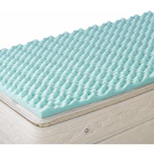 DMI Twin XL Mattress Topper Egg Crate Foam Mattress Topper for Pressure Relief, Weight Distribution & Enhanced Airflow Dorm Bed Mattress Topper 2 Inch - Improved Comfort & Alignment- Blue