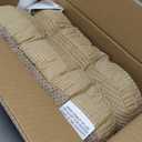Arlee Chair Cushions for Dining Chairs, Set of 2 - Memory Foam Chair Pads, Non-Skid Backing - Durable Thick Seat Cushions for Kitchen, Office, Patio, 16" L x 16" W - Chocolate Brown