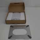 BESIGN LSX6N Laptop Stand, Ergonomic Adjustable Notebook Riser Holder, Computer Stand Compatible with Air, Pro, Dell, HP, Lenovo More 10-15.6" Laptops, Silver (Standard for Sit Work(H5.60-8.6in)