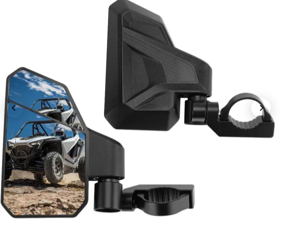 UTV 1.6"-2" Side Mirrors for Polaris RZR, Pioneer, Can Am Maverick X3