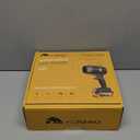 Electric Leaf Blower, KJBAO 21V Handheld Leaf Blower Cordless with 2 * 4000mAh Batteries and Charger,Turbo Jet Blower, Lightweight Leaf Blowers for Lawn Care Patio Cleaning Dark