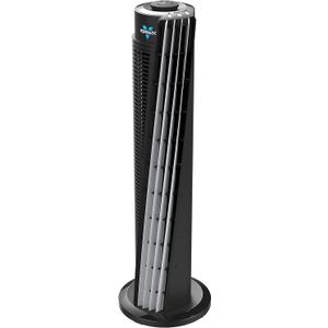 Vornado 143 Whole Room Air Circulator Tower Fan with Timer and Remote Control, 29", Black