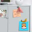 2.62.4 Inch Strawberry Bunny Cute Magnets for Refrigerator, Mini 3D Resin Fruit Animal Fridge Magnets, Fun Kitchen Accessories Office Whiteboard Cubicle Locker Decorations for Home (Pink)