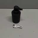 Automatic Soap Dispenser Liquid Touchless: 9oz Black Plastic - Rechargeable Electric Smart 3 Level Adjustable Auto Hand Soap Dispenser - Dish Bathroom Kitchen (Black Gel Type)