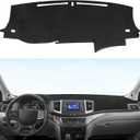 Dash Cover for Honda Pilot 2016-2022 & Ridgeline 2017-2025 & Passport 2019-2025 Accessories Flannel Dashboard Cover Dash Mat Center Console Cover Sunshield Protector Pad