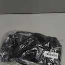 gdbis Clear Sling Bag, Stadium Approved PVC Crossbody Backpack, Clear Casual Chest Daypack for Hiking, Stadium or Concerts (Black)