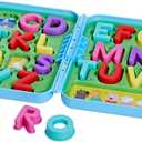 Peppa Pig Peppas Alphabet Case, ABC Learning Toys, Puzzle Preschool Games for Classroom, Back to School Gifts for Kids, Ages 3+