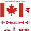 Canada Soccer Fan Cheering Kit, 6 Pcs Patriotic Game Day Accessories. | Patriotic soccer cheering kit, fan accessories for game day, tailgate & watch party.