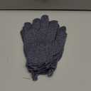 Yiclick Heavy Exfoliating Gloves 4Pcs, Exfoliating Mitts, Body Scrubber for Bath Shower Exfoliation, Body Scrub Exfoliator for Dead Skin Remover, Exfoliate Sponge Loofah Washcloth Men Women (Grey)