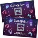 4 x REWIDPARTY 32 Pcs Video Game Theme Scratch Off Cards, Game Night Scratch Off Tickets, Neon Lottery Prize Raffle Tickets for Baby Shower, Funny Birthday Party Supplies Decorations for Family Friend