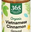 365 by Whole Foods Market, Organic Vietnamese Cinnamon Ground, 1.31 oz, BBD: 08/2028