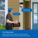 Tapo TP-Link  SolarCam C402 Kit, Outdoor Battery Camera w/Solar Panel Base, Wireless, 1080P, Free Person Detection, SD/Cloud Storage, Color Night Vision, No Hub Needed, Works w/Alexa