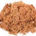 MECCANIXITY 3oz Preserved Reindeer Moss, Orange Decorative Artificial Fake Moss for Potted Plants Indoor Crafts Lichen Centerpieces Decor